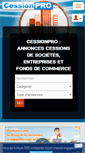 Mobile Screenshot of cessionpro.fr